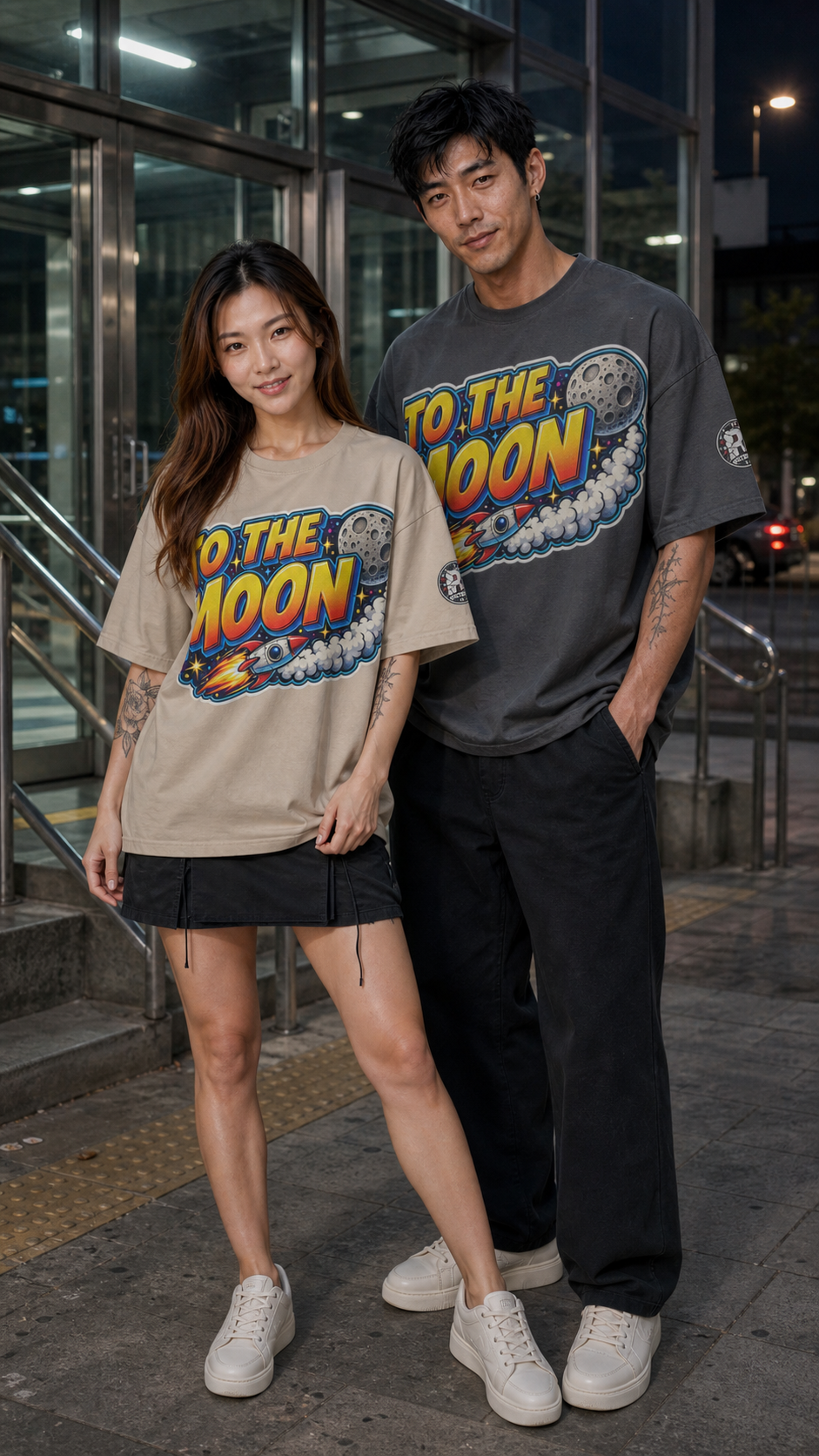 The Heavy Tee — TO THE MOON | 240GSM Boxy | REKTWEAR