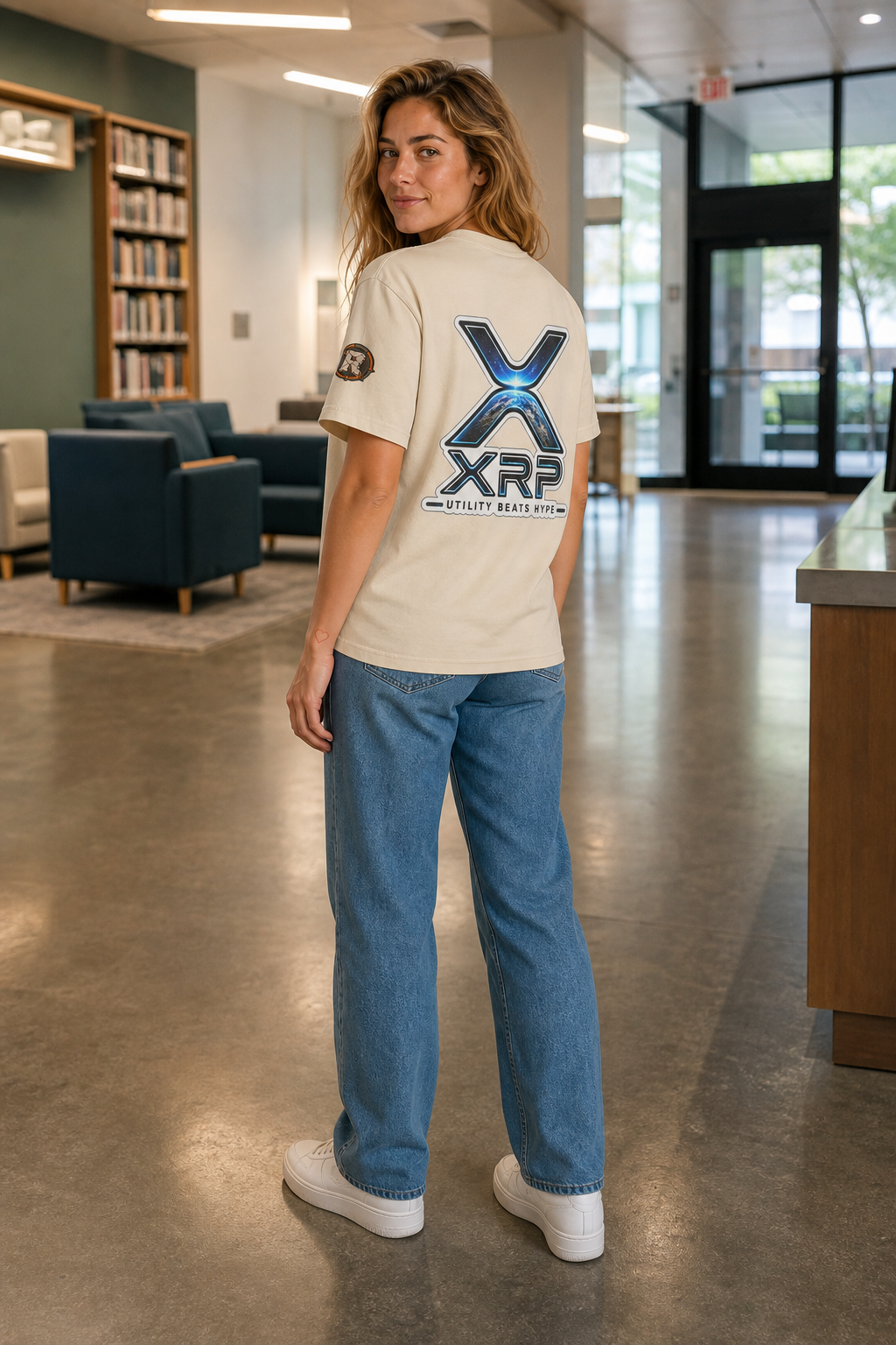 T1 Holder Series Tee — Utility Beats Hype XRP | T1 180GSM Classic Fit | REKTWEAR
