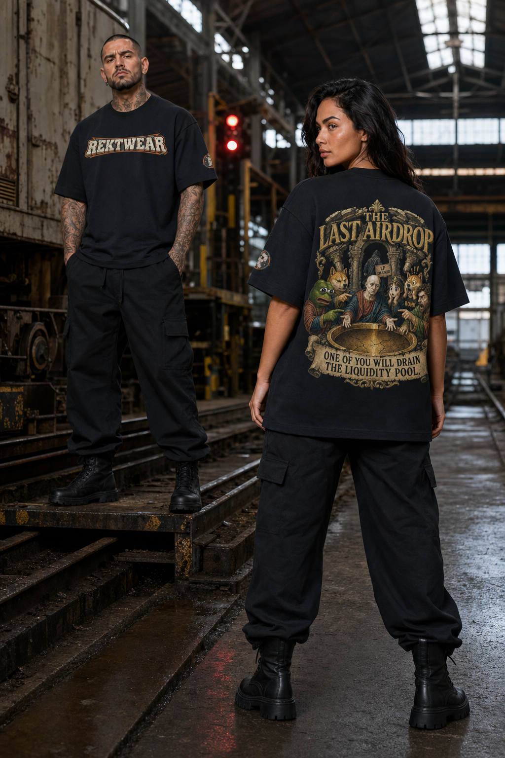 The Ultra Tee — The Last Airdrop | 425GSM Oversized | REKTWEAR