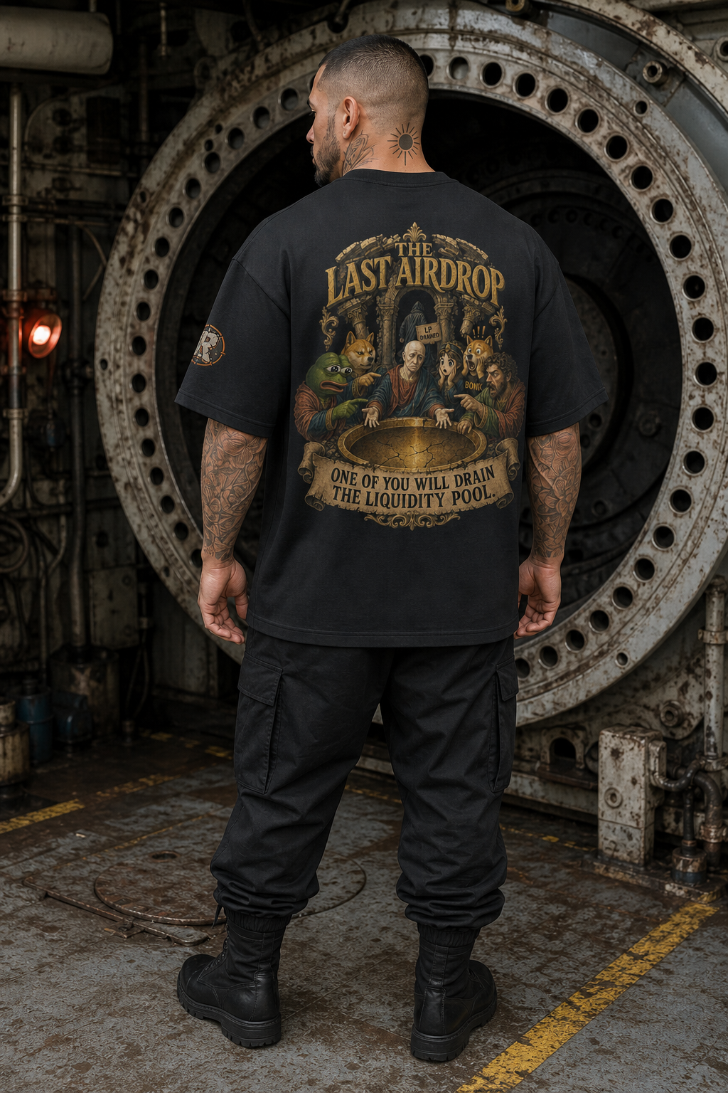 The Ultra Tee — The Last Airdrop | 425GSM Oversized | REKTWEAR