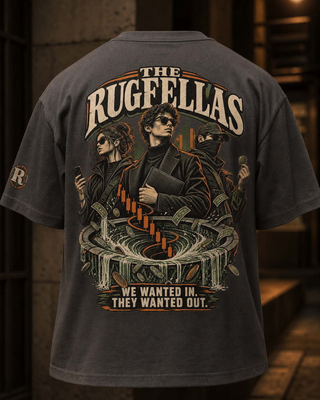 T2 | THE HEAVY Tee — The Rugfellas | 240GSM Boxy | REKTWEAR