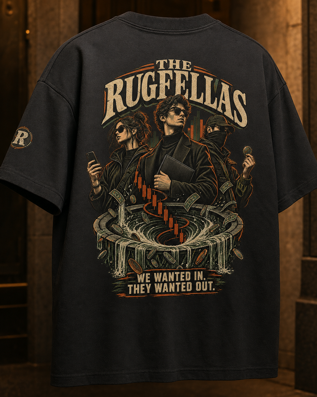T2 | THE HEAVY Tee — The Rugfellas | 240GSM Boxy | REKTWEAR