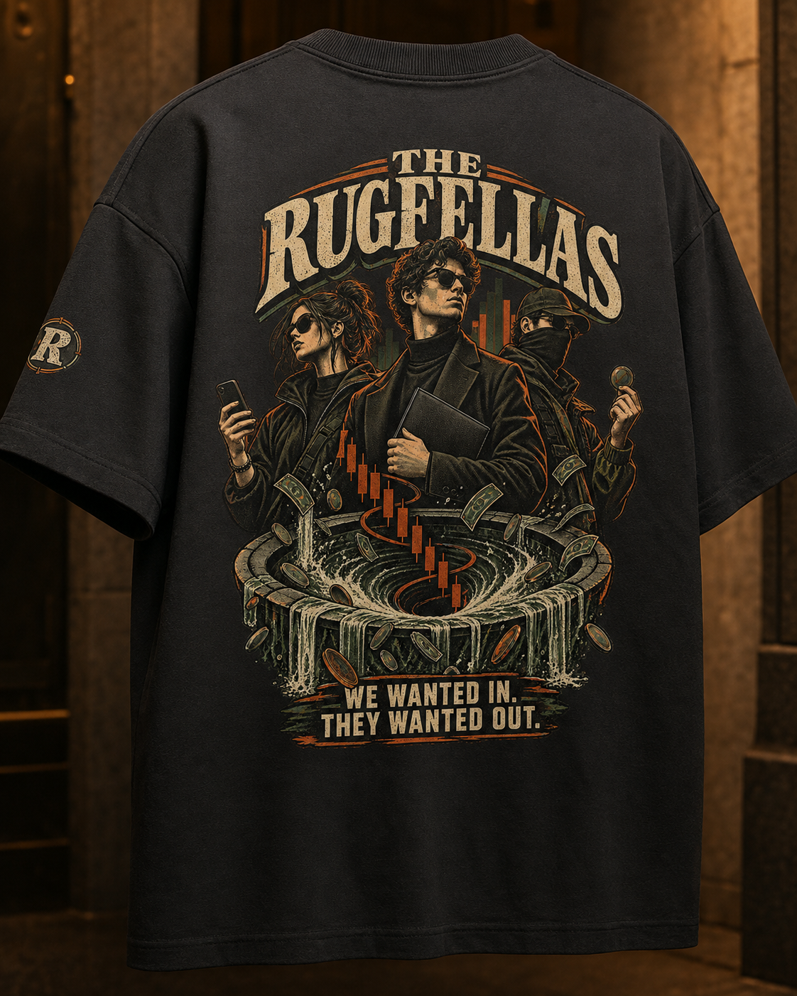 T2 | THE HEAVY Tee — The Rugfellas | 240GSM Boxy | REKTWEAR