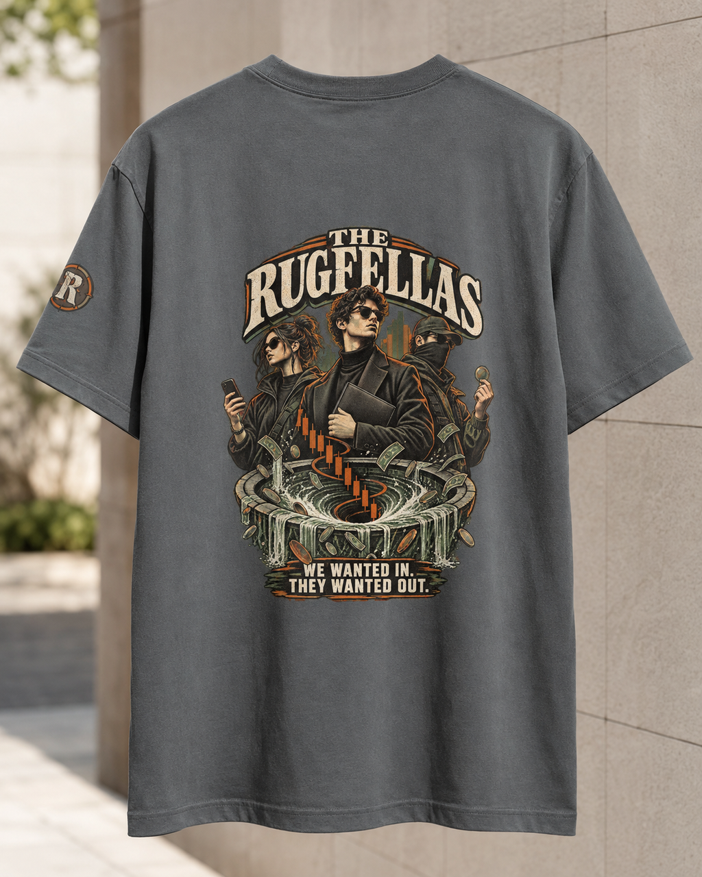 T1 | THE STANDARD Tee — The Rugfellas | 180GSM Classic Fit | REKTWEAR