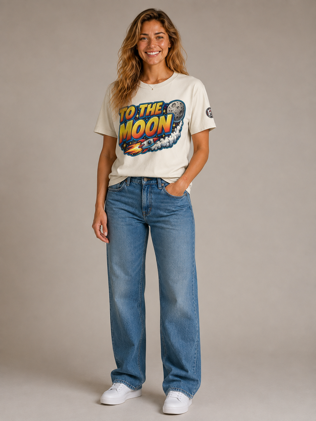 The Standard Tee — TO THE MOON | 180GSM Classic Fit | REKTWEAR