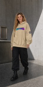 T4 Holder Series Hoodie — Neon Crown SOL | H3 440GSM Retro Oversized | REKTWEAR