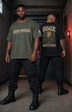 T4 Holder Series Tee — Morale Division: Much Better Together DOGE | T4 425GSM Oversized | REKTWEAR