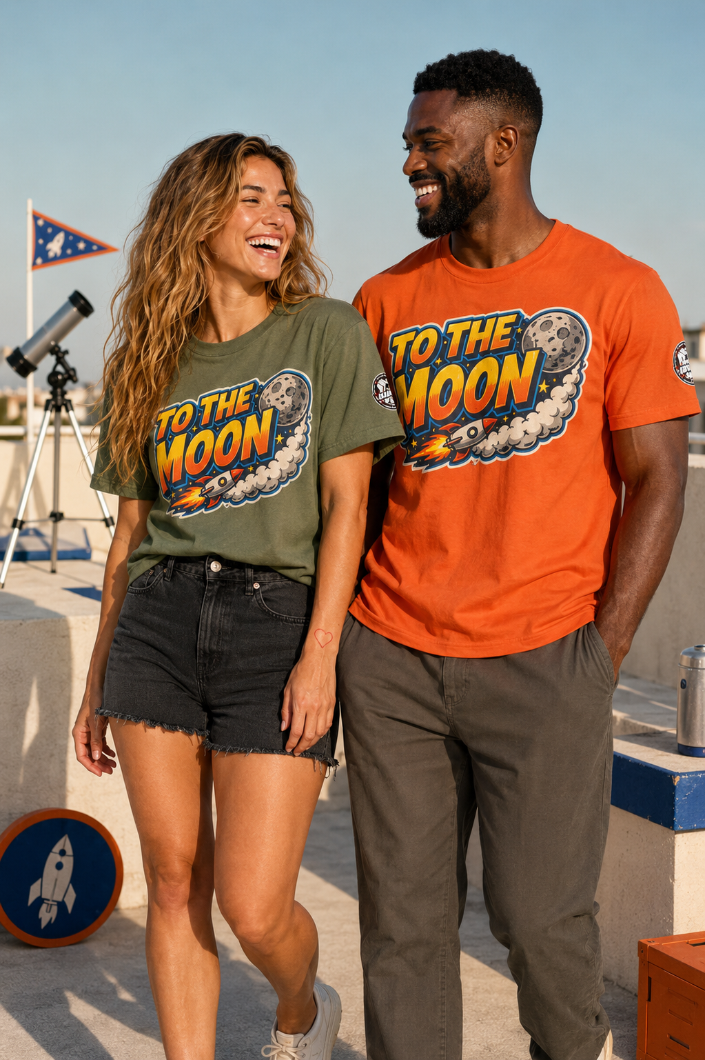 The Standard Tee — TO THE MOON | 180GSM Classic Fit | REKTWEAR
