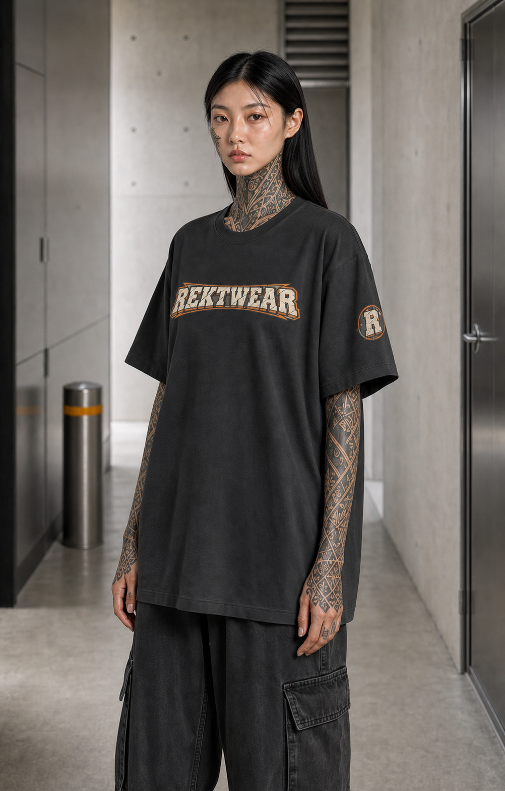 T3 | THE SUPER Tee — Department of PEG Maintenance: Stability Is an Ongoing Process | 305GSM Oversized | REKTWEAR
