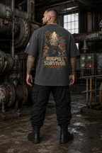 The Ultra Tee — Rugpull Survivor | 425GSM Oversized | REKTWEAR