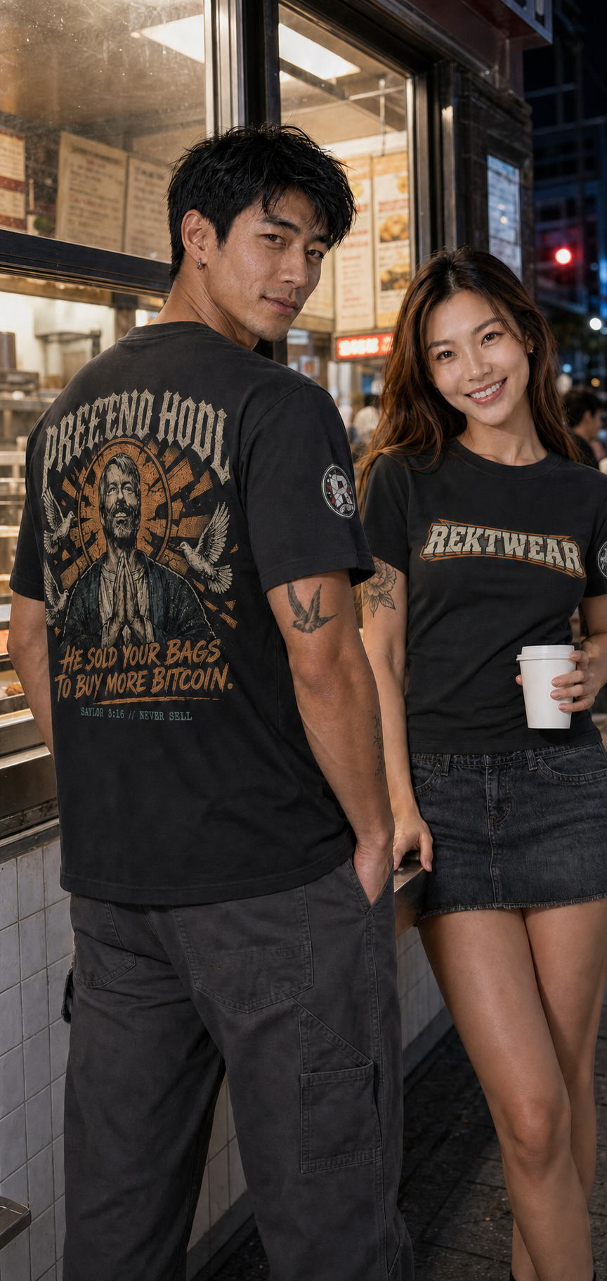 T2 | THE HEAVY Tee — YOU SHALL NOT SELL! | 240GSM Boxy | REKTWEAR