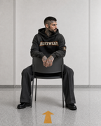 T3 Holder Series Hoodie — BTC Streetz: Crowned Conviction | H2 400GSM Washed Oversized | REKTWEAR