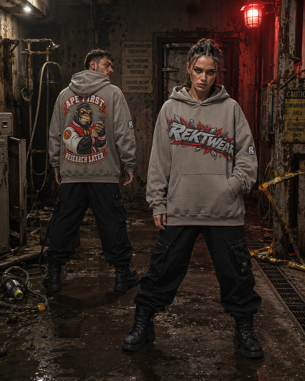 The Ultra Hoodie — Ape First | 440GSM Oversized | REKTWEAR