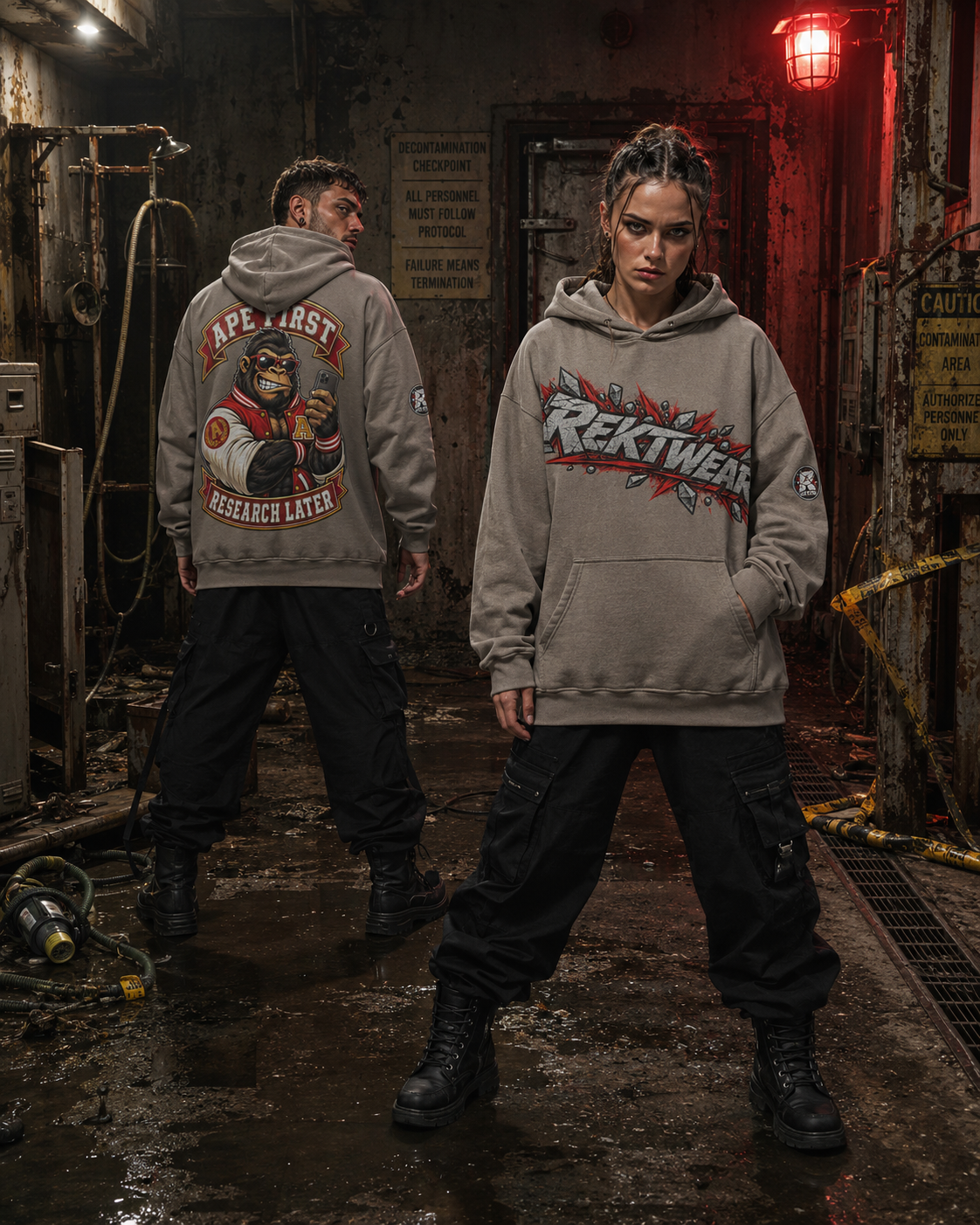 The Ultra Hoodie — Ape First | 440GSM Oversized | REKTWEAR