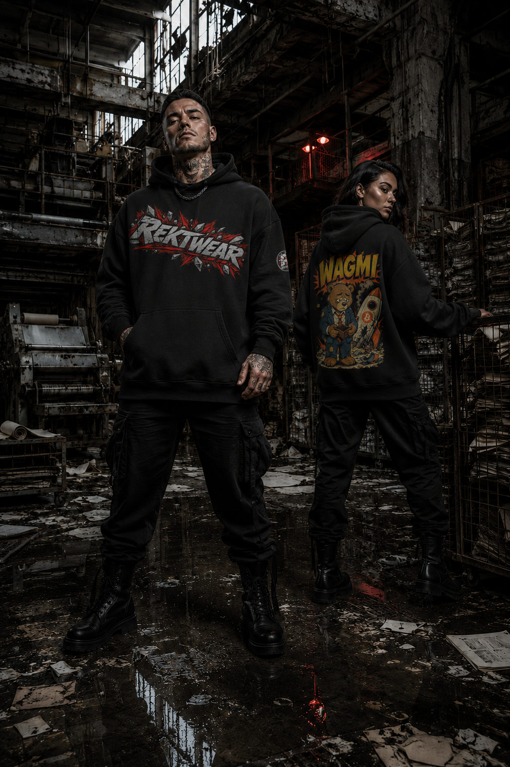 The Ultra Hoodie — WAGMI Bear | 440GSM Oversized | REKTWEAR