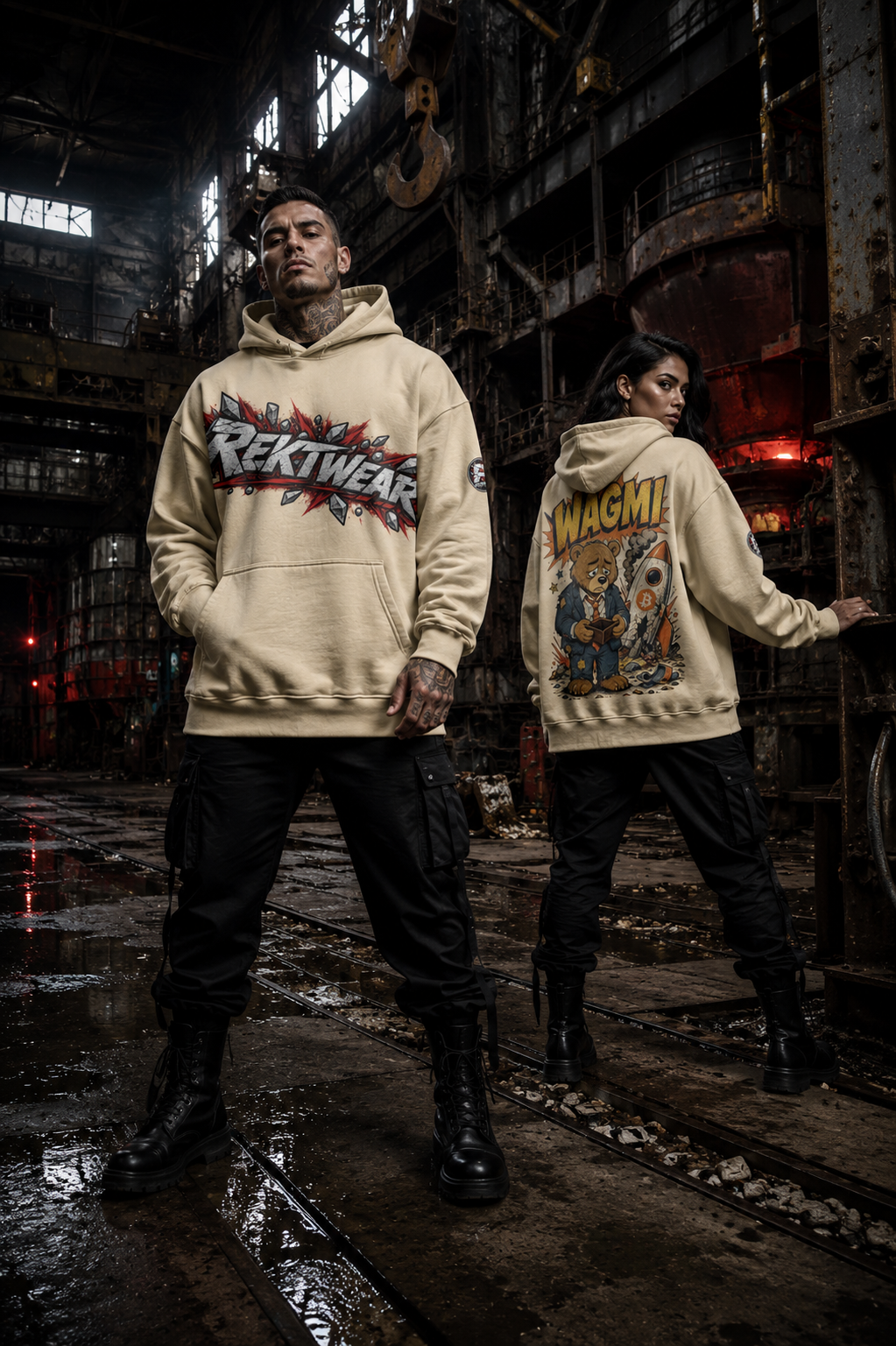 The Ultra Hoodie — WAGMI Bear | 440GSM Oversized | REKTWEAR