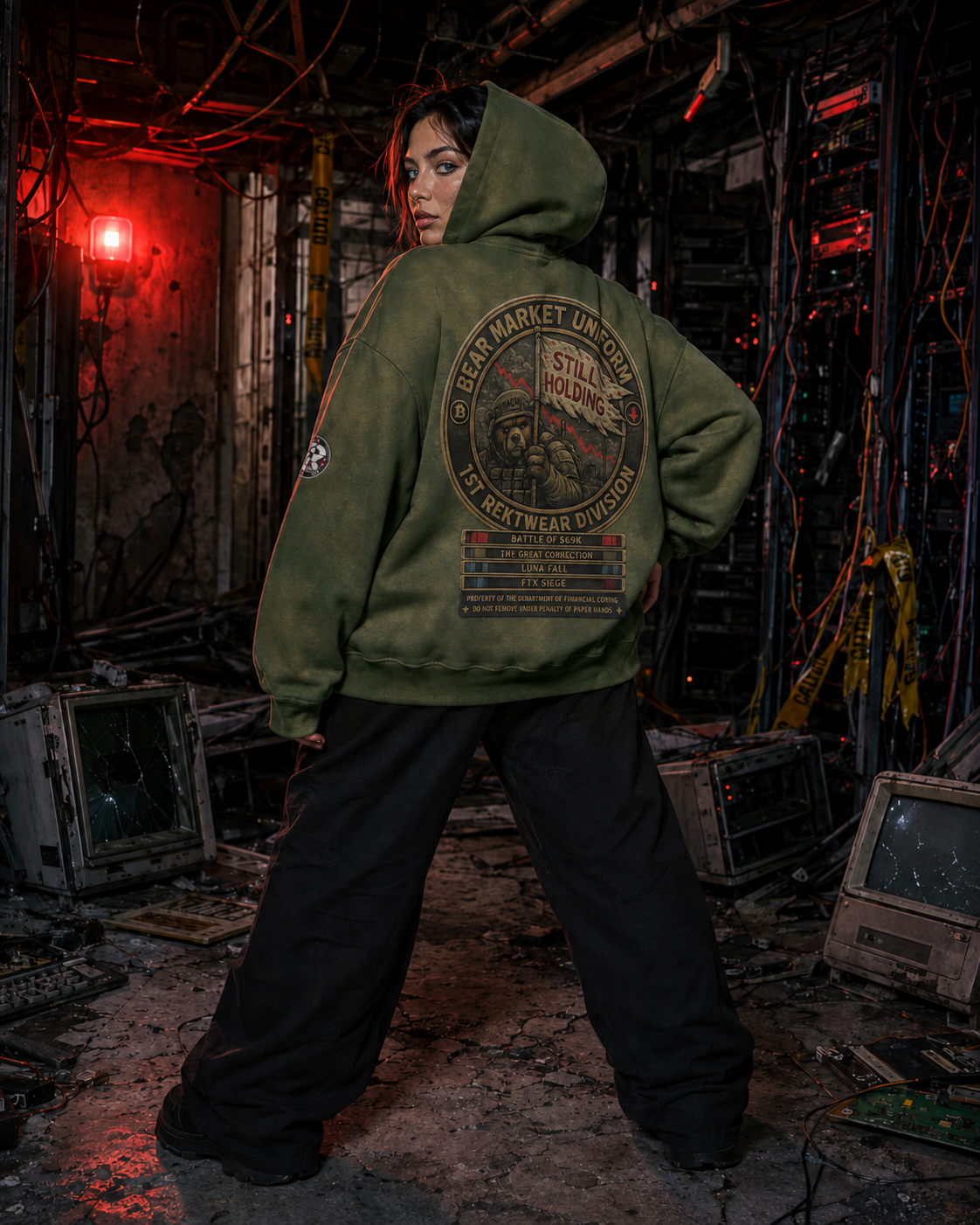 The Ultra Hoodie — Bear Market Uniform | 440GSM Sun Faded Oversized |