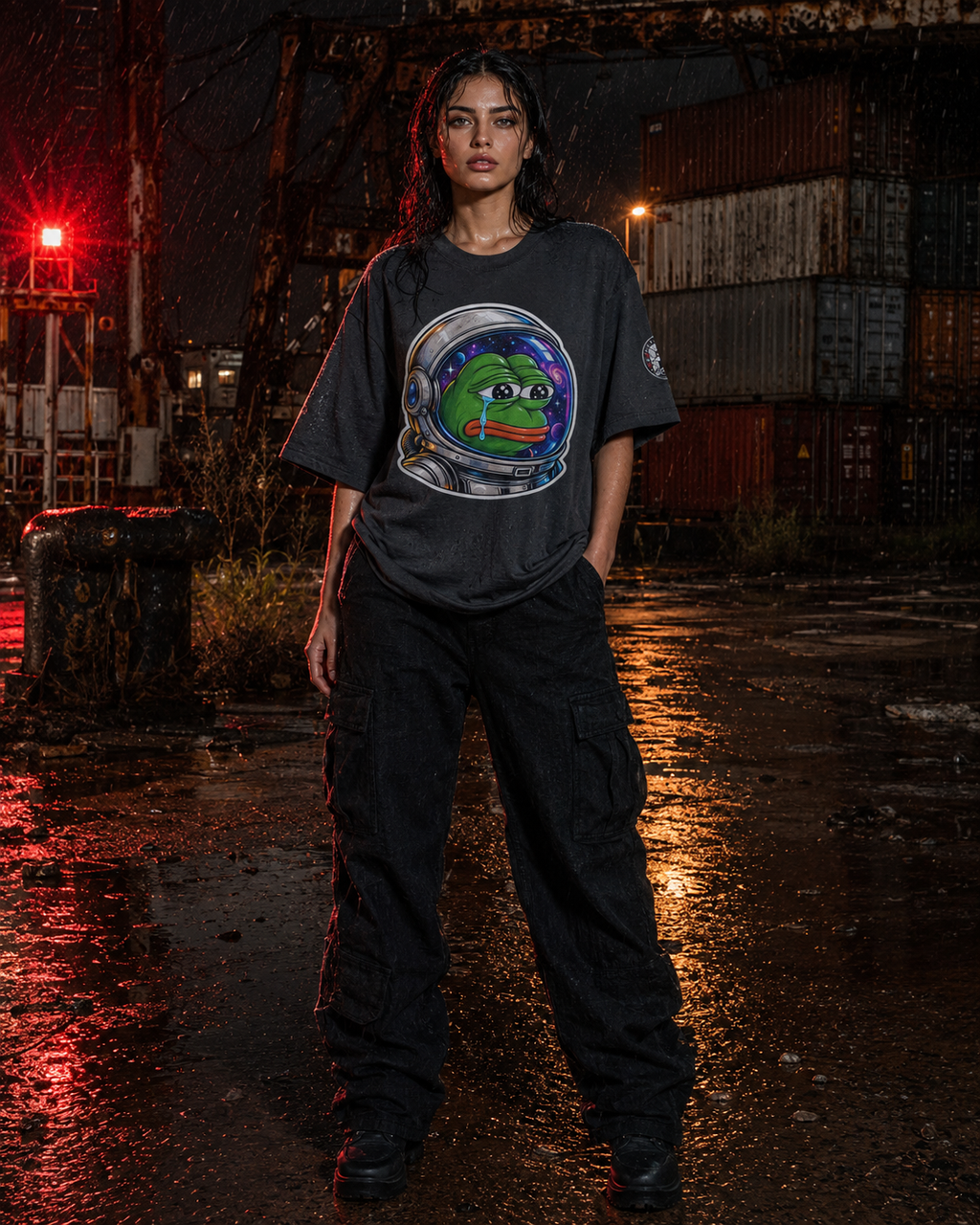The Ultra Tee — Sad PEPECOIN | 425GSM Oversized | REKTWEAR