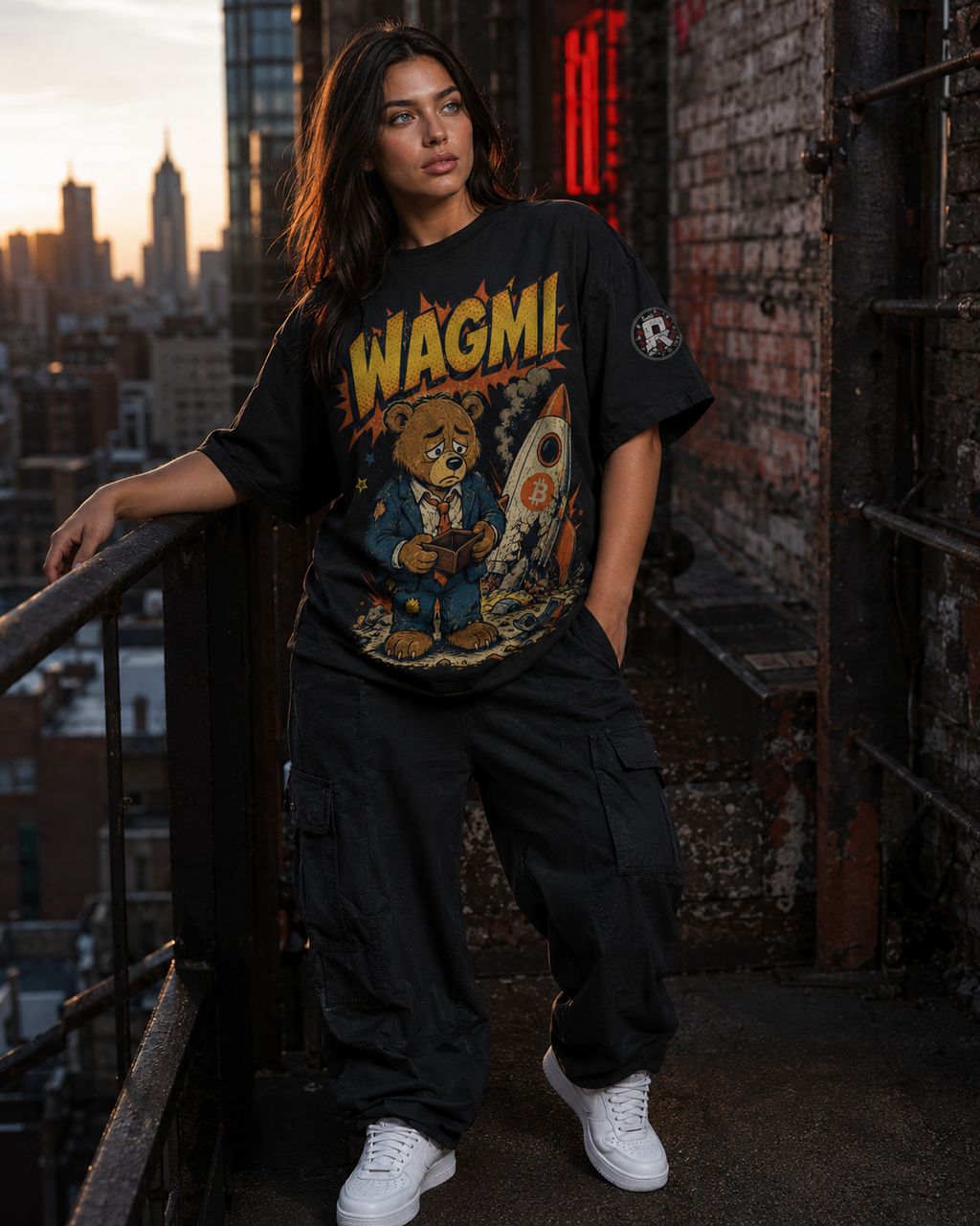 The Ultra Tee — WAGMI Bear | 425GSM Oversized | REKTWEAR