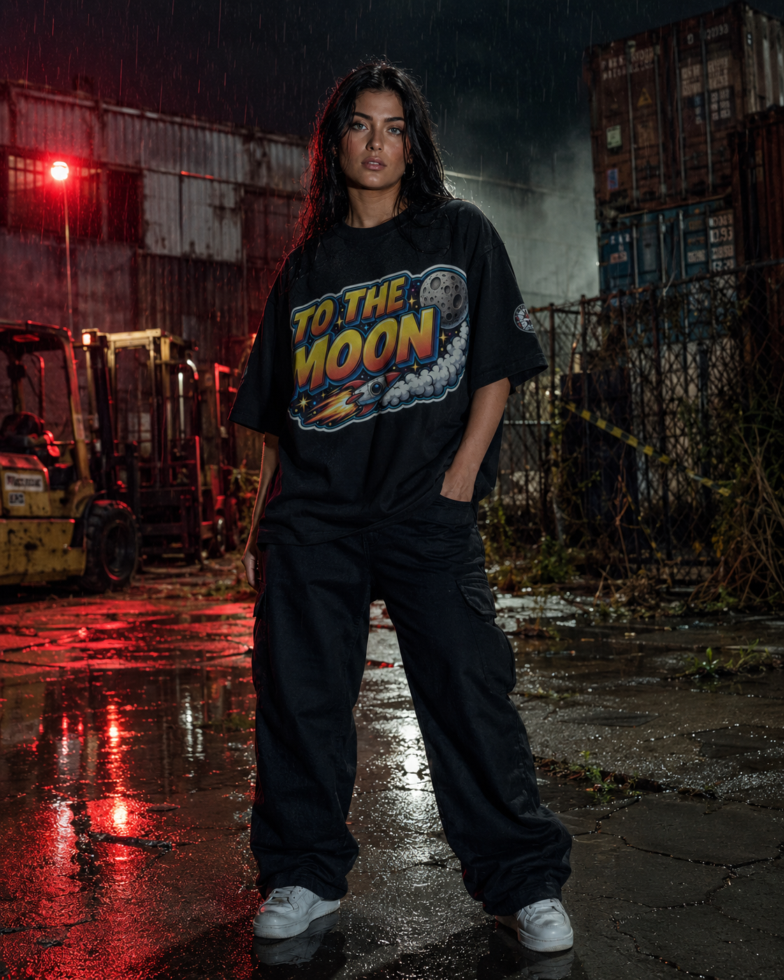 The Ultra Tee — To The Moon | 425GSM Oversized | REKTWEAR