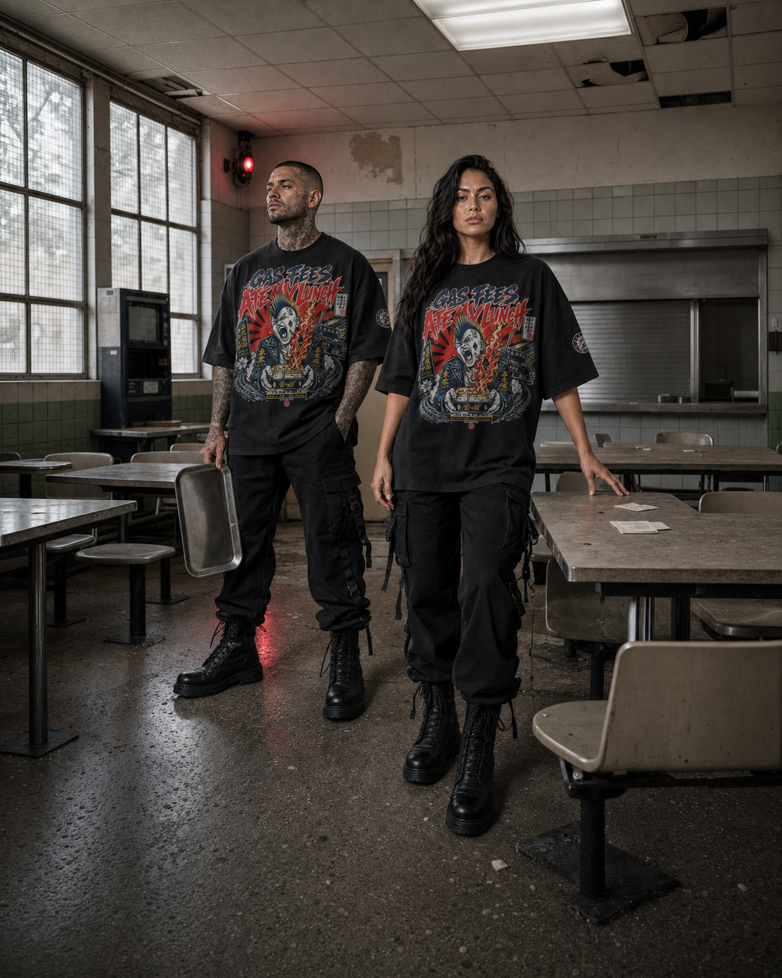 ウルトラTシャツ — ガス代がランチを食った | 425GSM オーバーサイズ | REKTWEAR