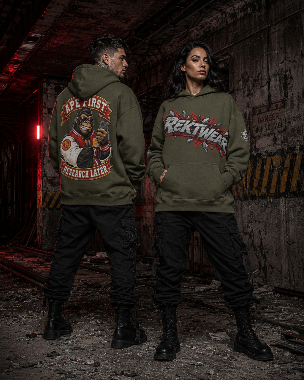 The Ultra Hoodie — Ape First | 440GSM Oversized | REKTWEAR