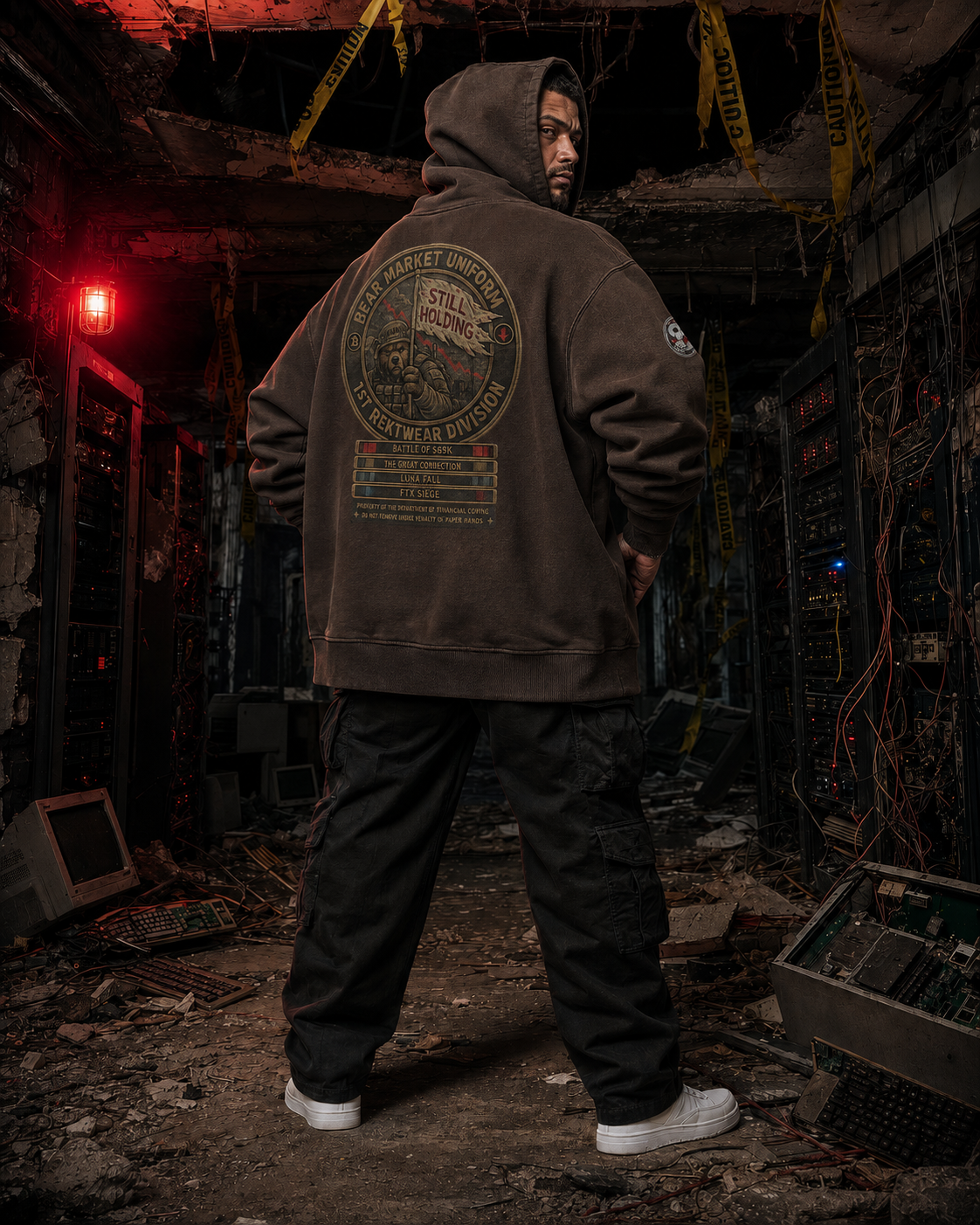 The Ultra Hoodie — Bear Market Uniform | 440GSM Sun Faded Oversized |