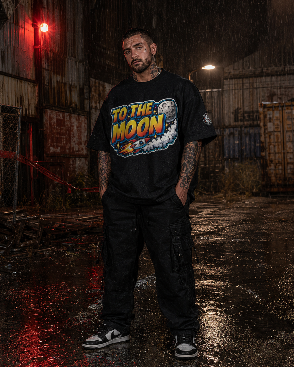 The Ultra Tee — To The Moon | 425GSM Oversized | REKTWEAR