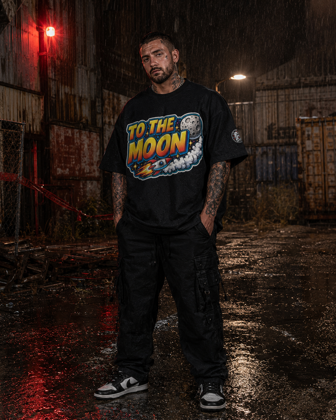 The Ultra Tee — To The Moon | 425GSM Oversized | REKTWEAR