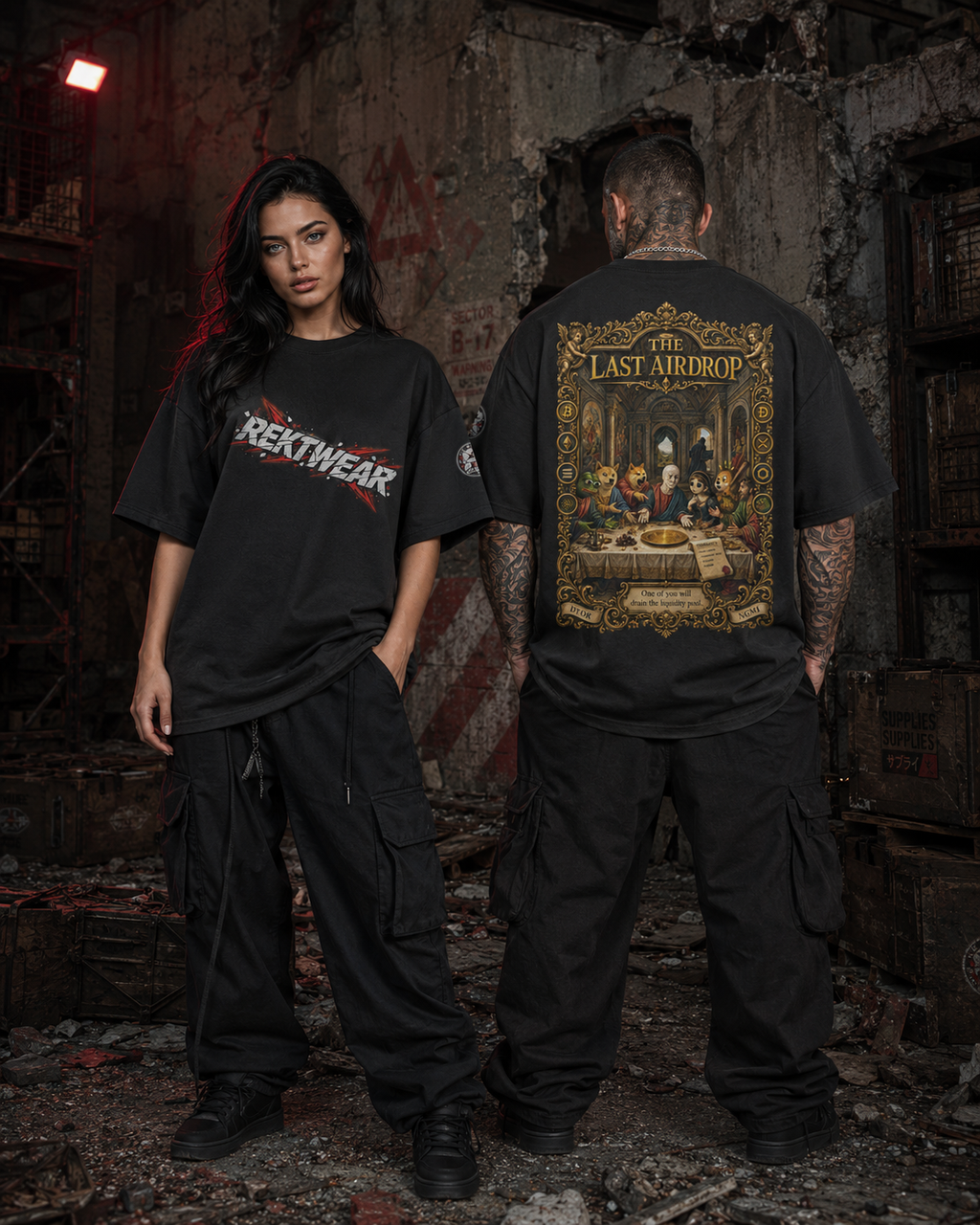 The Ultra Tee — The Last Airdrop | 425GSM Oversized | REKTWEAR