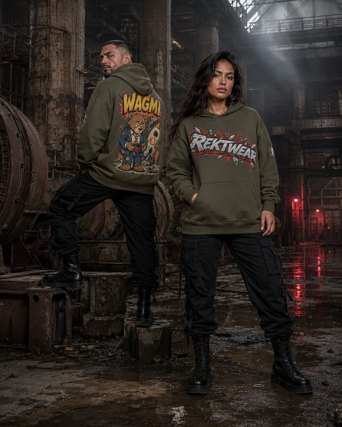 The Ultra Hoodie — WAGMI Bear | 440GSM Oversized | REKTWEAR