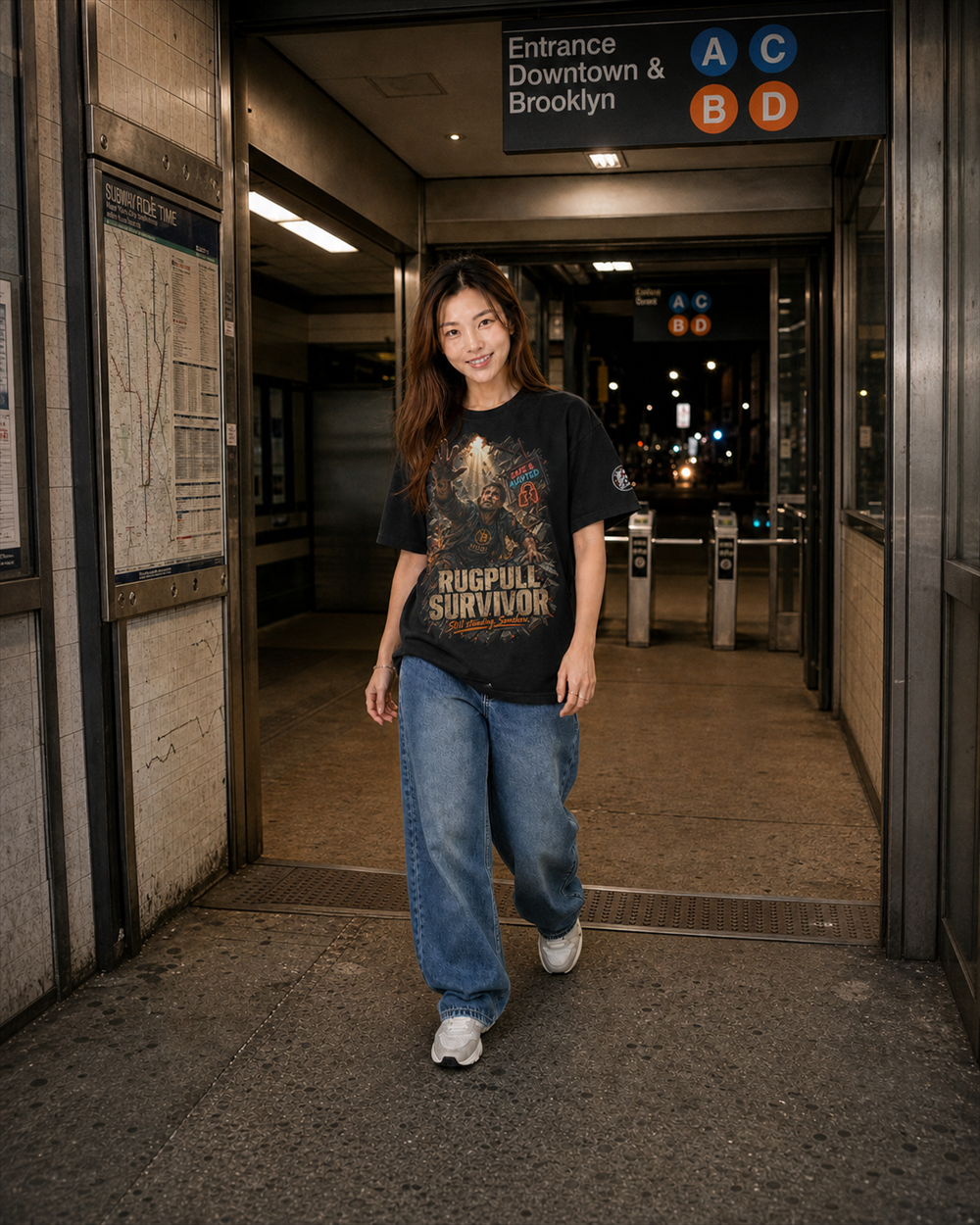 The Heavy Tee — Rugpull Survivor | 240GSM Boxy | REKTWEAR