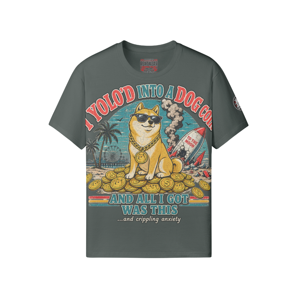 The Standard Tee — YOLO Dogcoin | 180GSM Classic Fit | REKTWEAR — product image 19