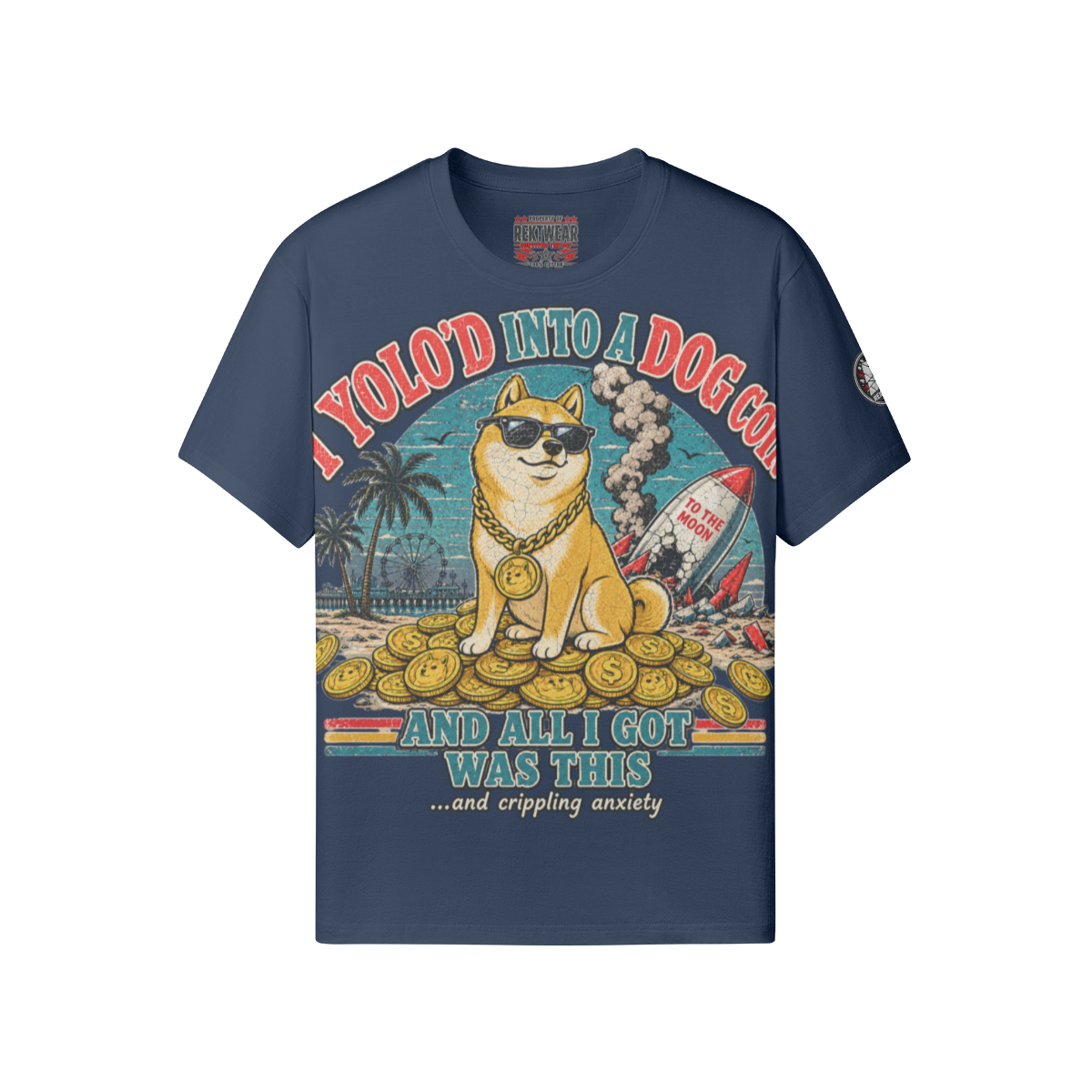 The Standard Tee — YOLO Dogcoin | 180GSM Classic Fit | REKTWEAR