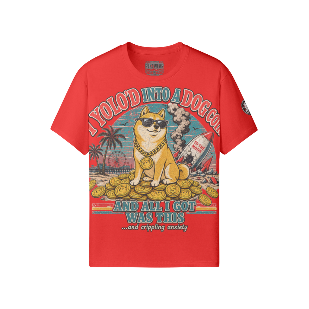 The Standard Tee — YOLO Dogcoin | 180GSM Classic Fit | REKTWEAR — product image 16