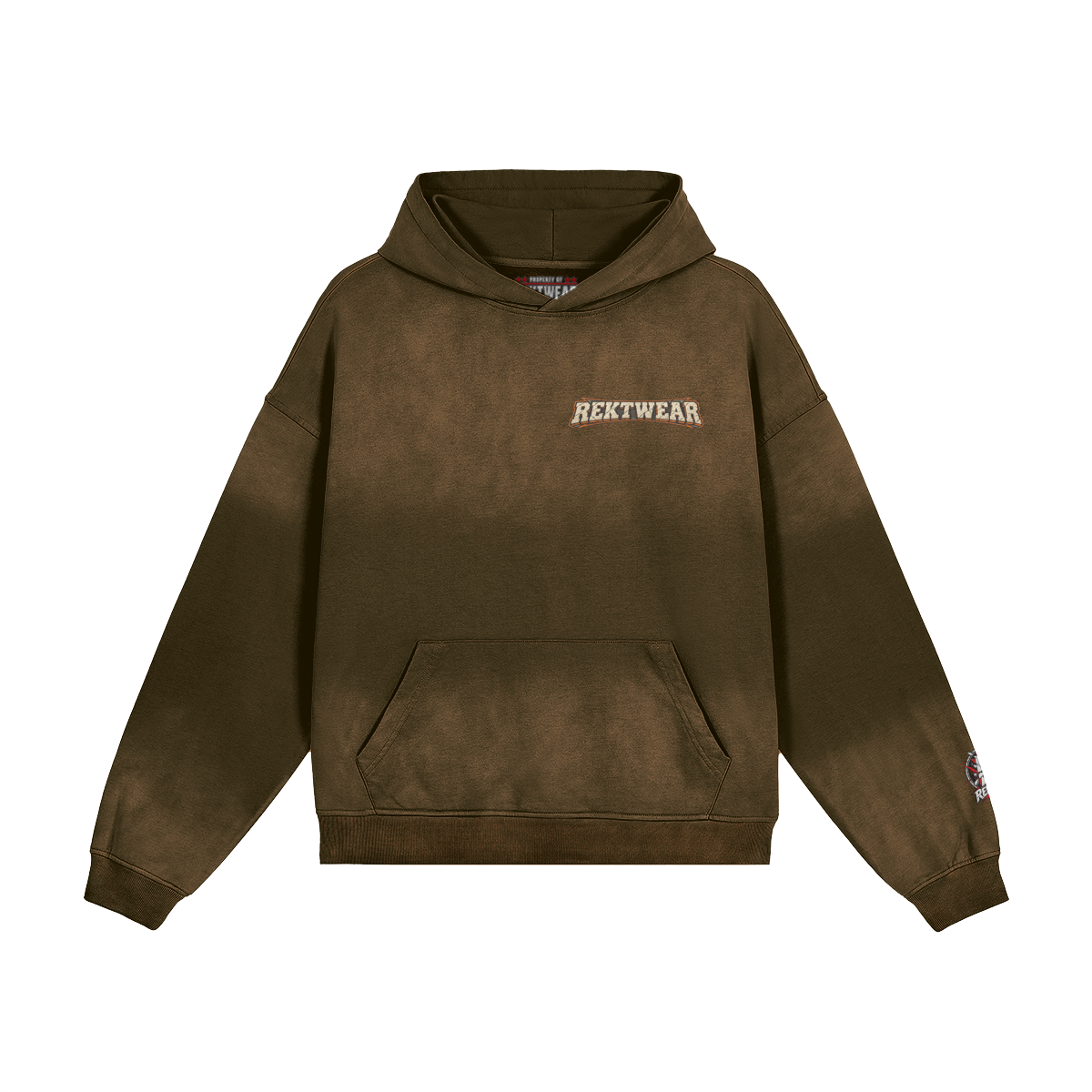 T4 Holder Series Hoodie — Privacy Division: Field Issue ZEC | H3 440GSM Sun-Faded Oversized | REKTWEAR