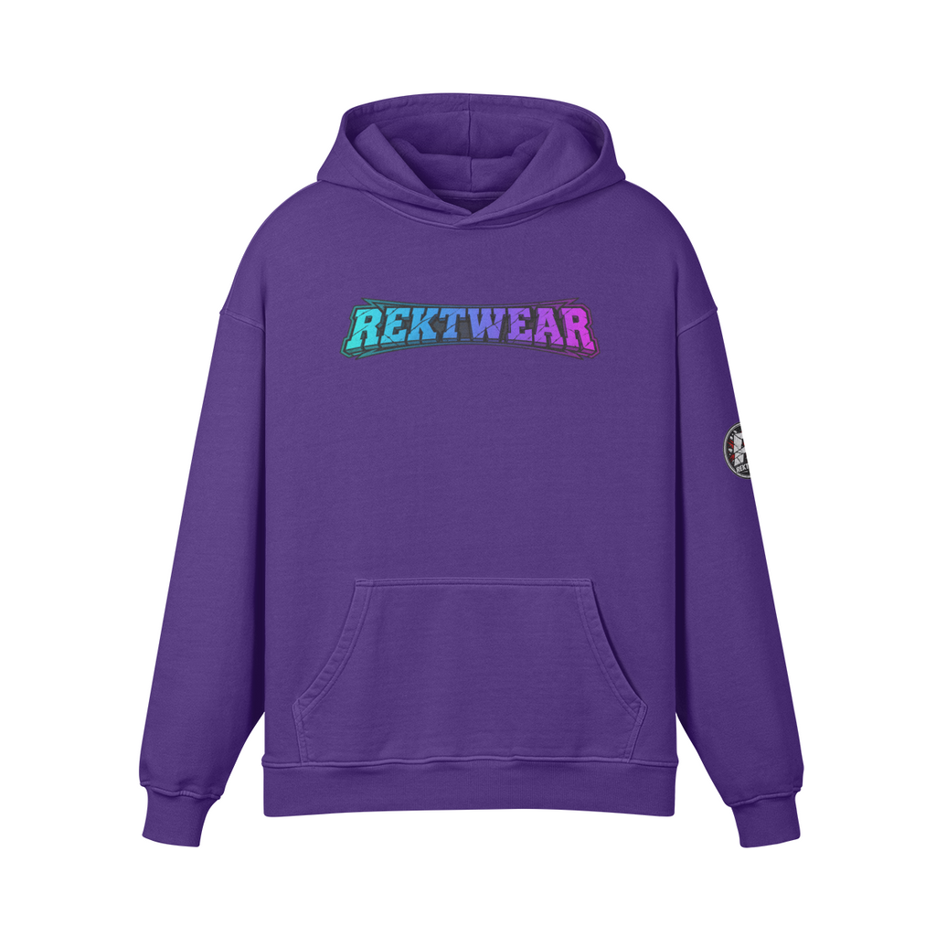 T4 Holder Series Hoodie — Neon Crown SOL | H3 440GSM Retro Oversized | REKTWEAR — product image 17