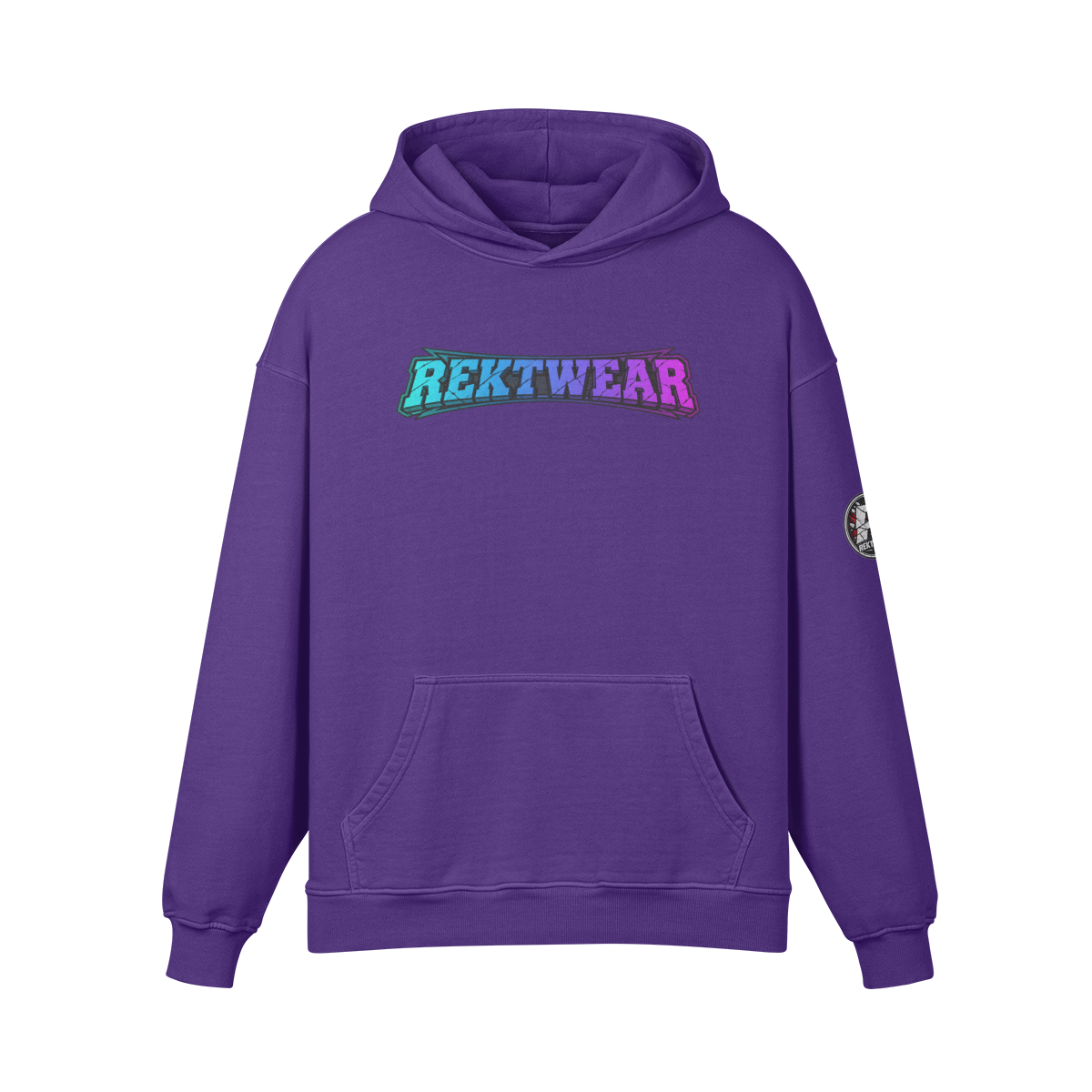 T4 Holder Series Hoodie — Neon Crown SOL | H3 440GSM Retro Oversized | REKTWEAR