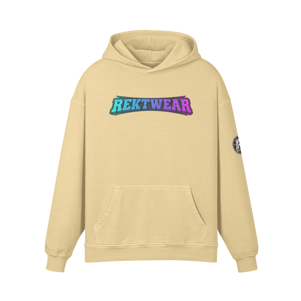 T4 Holder Series Hoodie — Neon Crown SOL | H3 440GSM Retro Oversized | REKTWEAR