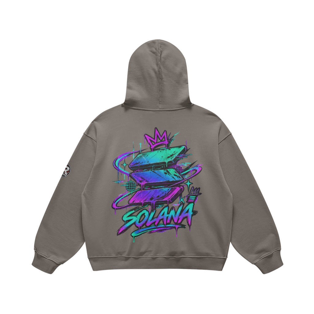 T4 Holder Series Hoodie — Neon Crown SOL | H3 440GSM Retro Oversized | REKTWEAR — product image 8