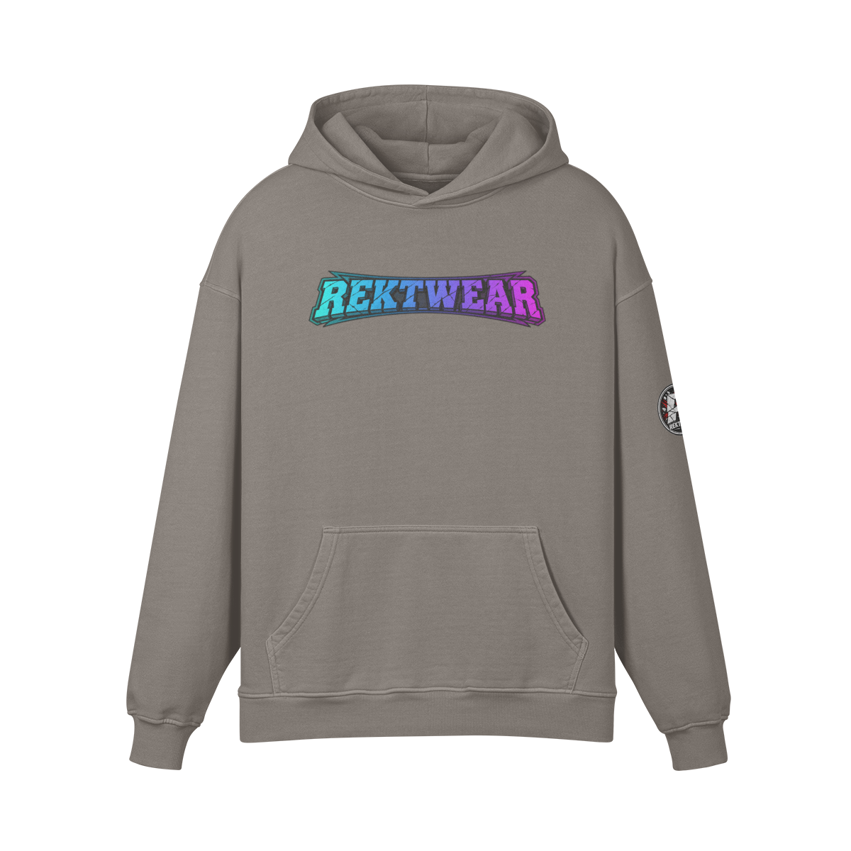 T4 Holder Series Hoodie — Neon Crown SOL | H3 440GSM Retro Oversized | REKTWEAR