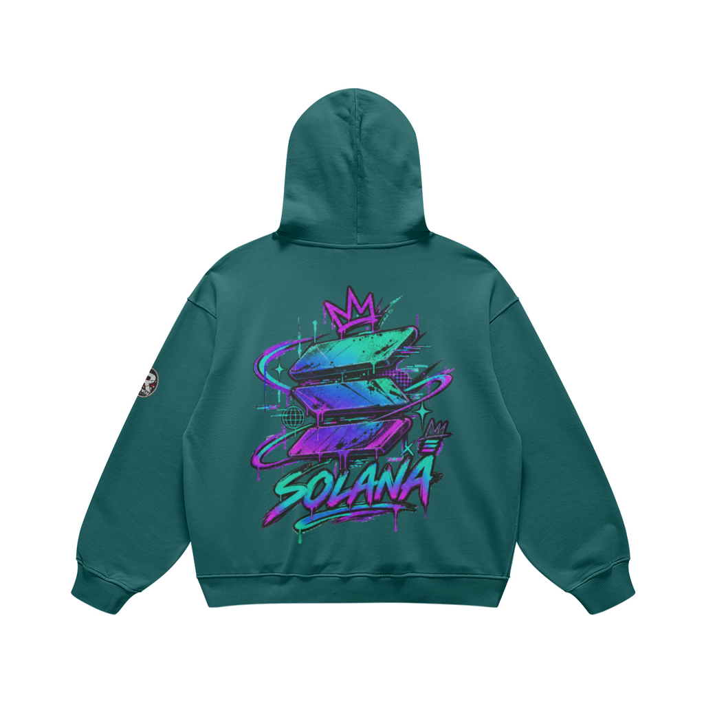 T4 Holder Series Hoodie — Neon Crown SOL | H3 440GSM Retro Oversized | REKTWEAR — product image 13