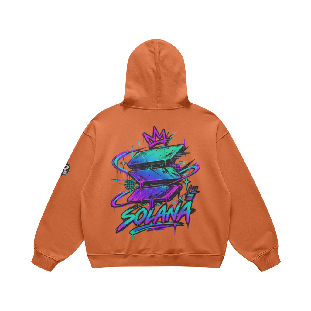 T4 Holder Series Hoodie — Neon Crown SOL | H3 440GSM Retro Oversized | REKTWEAR — product image 10