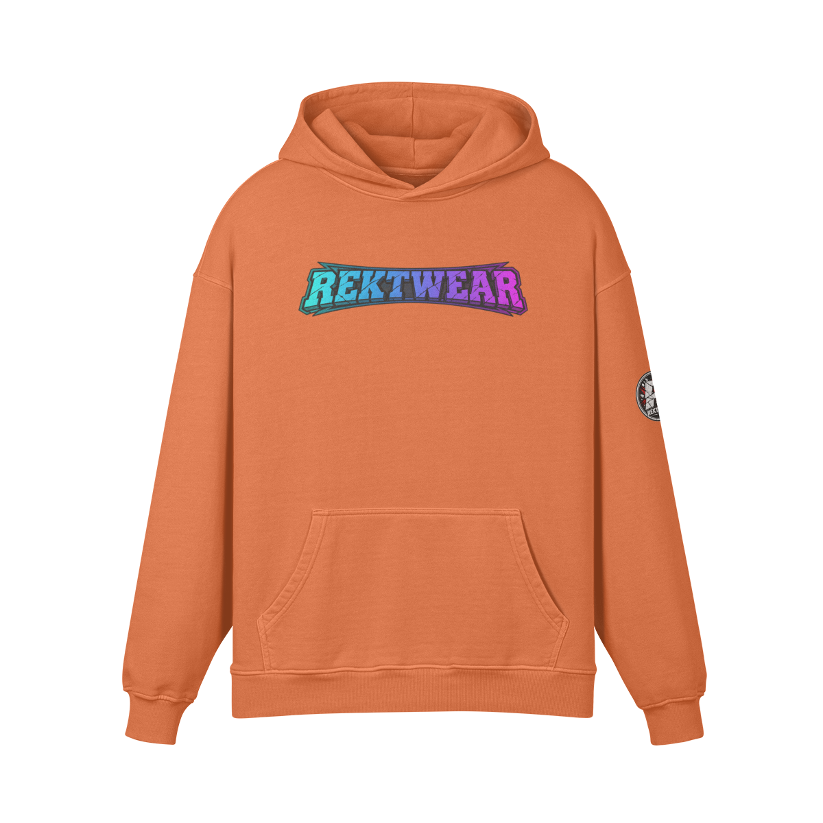 T4 Holder Series Hoodie — Neon Crown SOL | H3 440GSM Retro Oversized | REKTWEAR