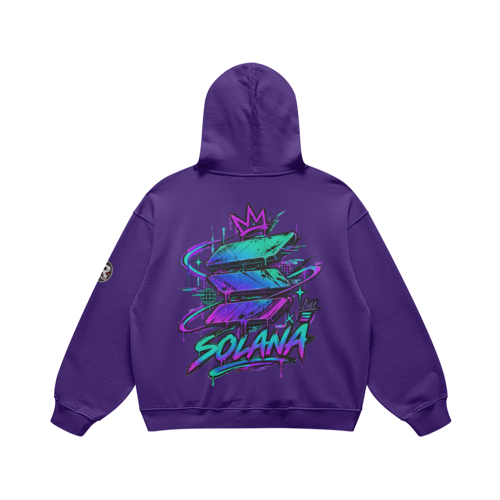T4 Holder Series Hoodie — Neon Crown SOL | H3 440GSM Retro Oversized | REKTWEAR — product image 11