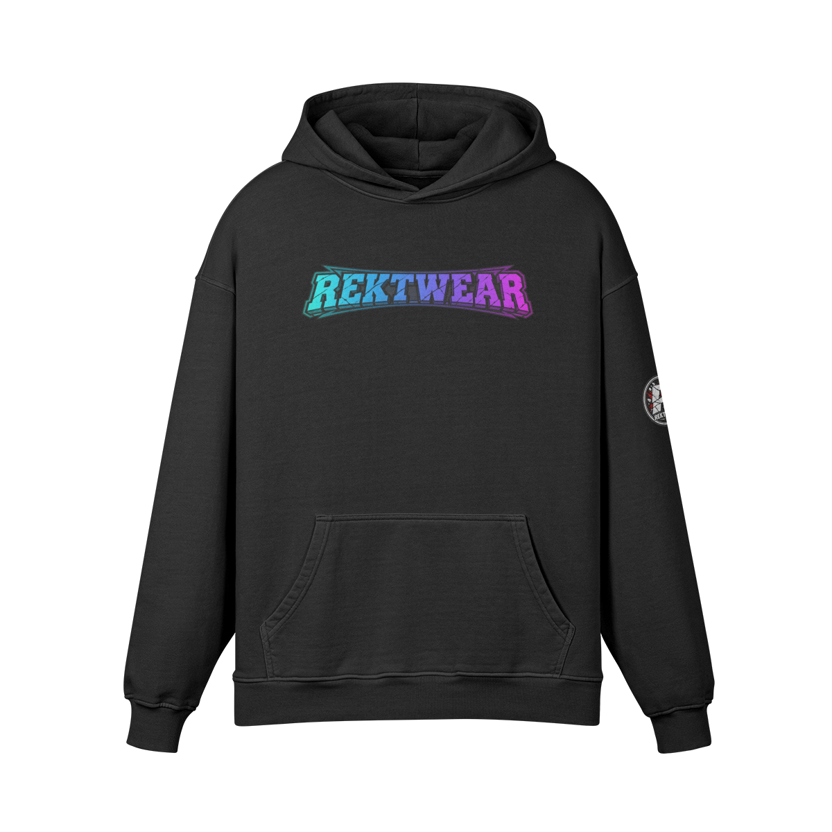 T4 Holder Series Hoodie — Neon Crown SOL | H3 440GSM Retro Oversized | REKTWEAR