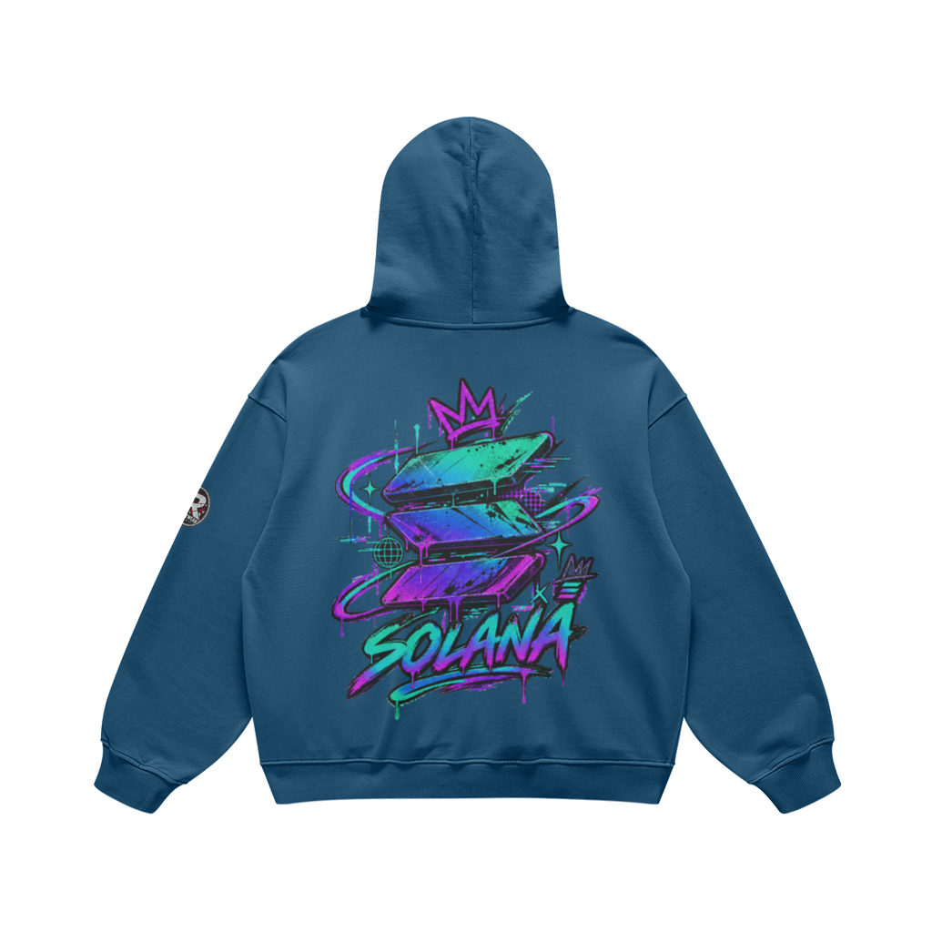 T4 Holder Series Hoodie — Neon Crown SOL | H3 440GSM Retro Oversized | REKTWEAR — product image 12