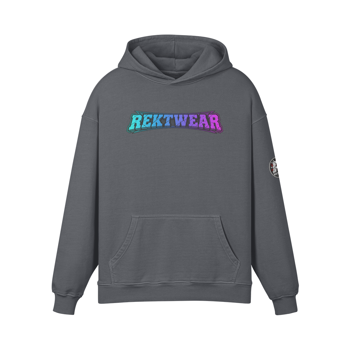 T4 Holder Series Hoodie — Neon Crown SOL | H3 440GSM Retro Oversized | REKTWEAR