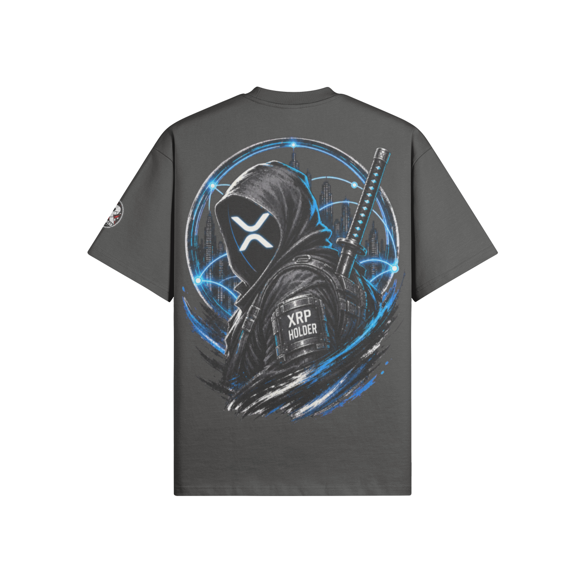 T4 Holder Series Tee — Value in Motion: XRP Ronin | T4 425GSM Oversized | REKTWEAR