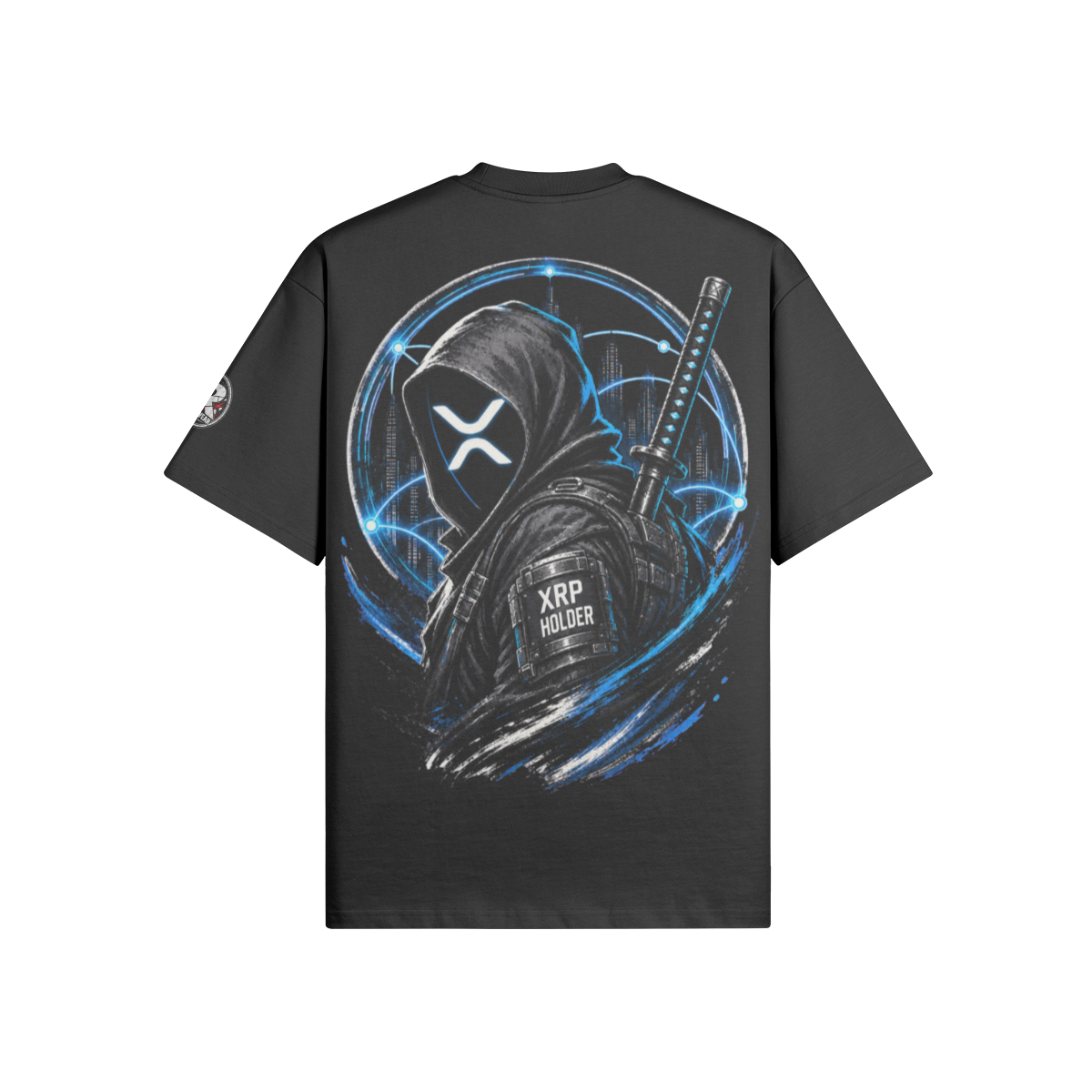 T4 Holder Series Tee — Value in Motion: XRP Ronin | T4 425GSM Oversized | REKTWEAR